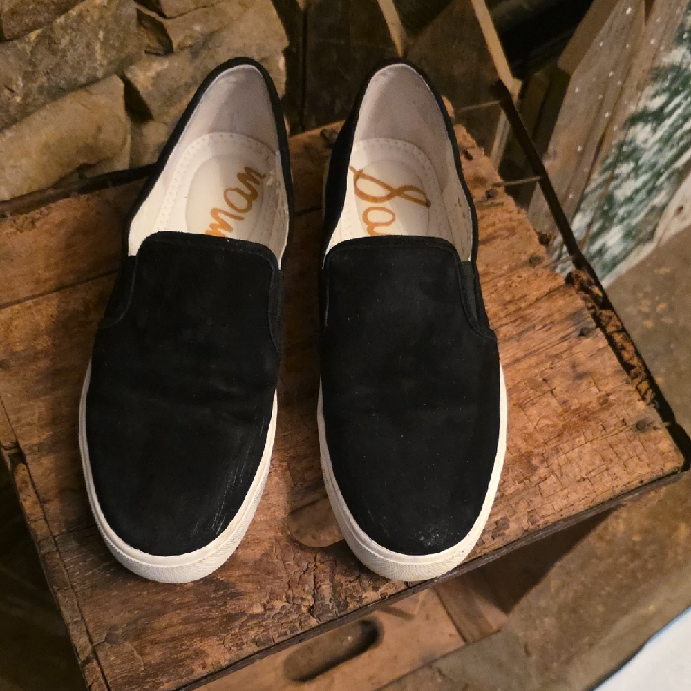 Sam Edelman Black Suede Men's Loafers
